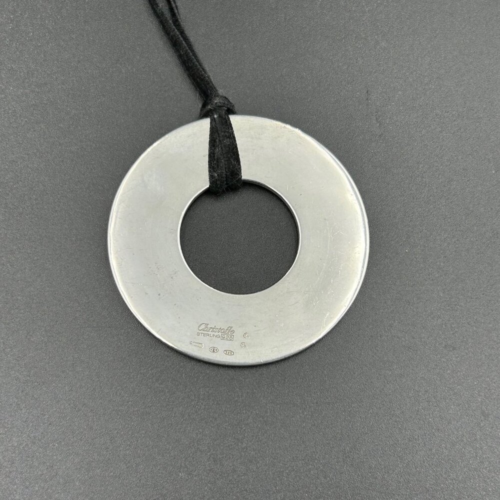 Christofle Sterling Silver Pendant Necklace - Picture 3 of 5